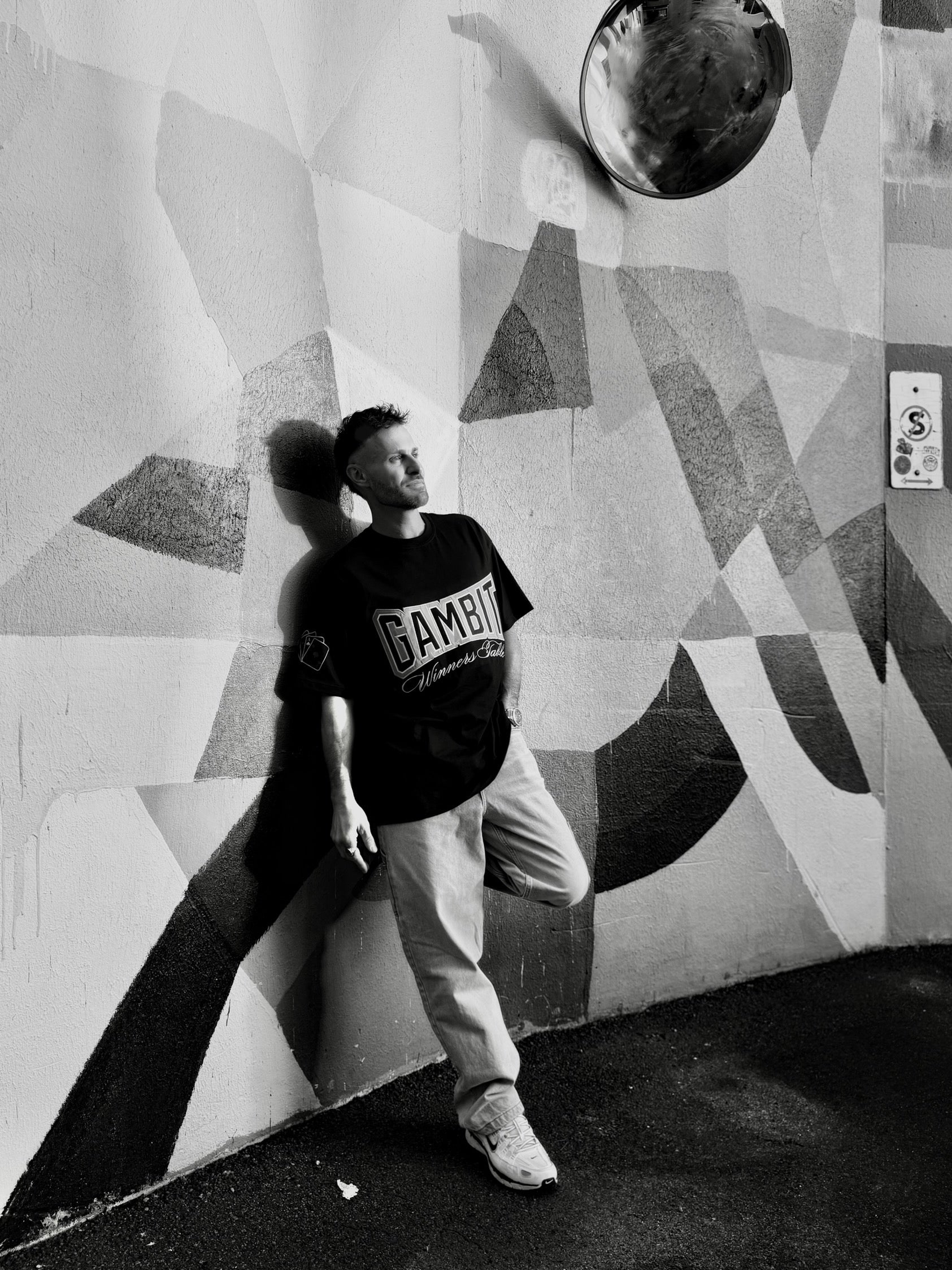 Black Oversized tee- The Winners Table