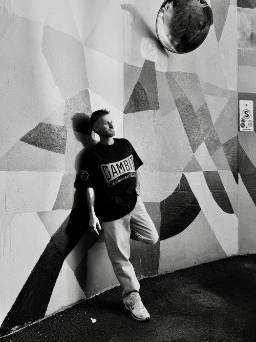 Black Oversized tee- The Winners Table